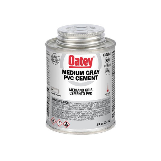 PEGAMENTO PARA PVC GRIS 1 PINTA (16 OZ) OATEY