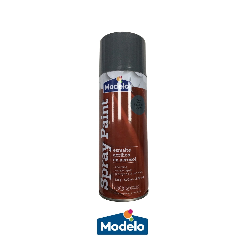 PINTURA SPRAY MODELO COLOR MEDIUM GREY 502-8010841-40