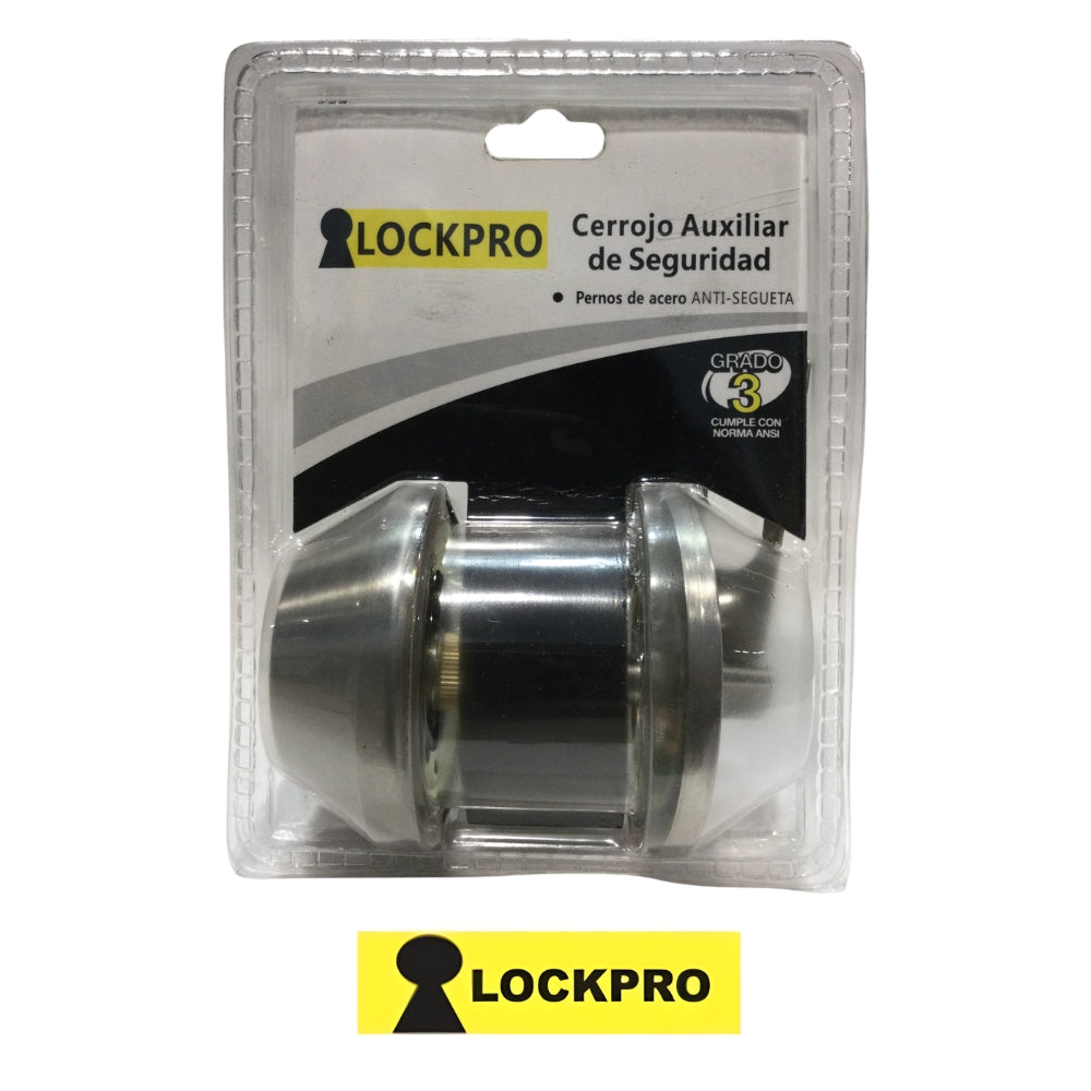 CERROJO LLAVE-MARIPOSA SATIN NIQUEL 101 LOCKPRO