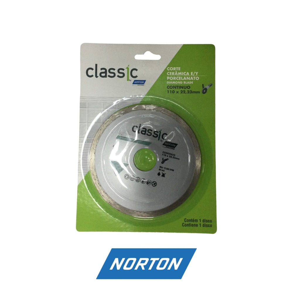 DISCO DIAMANTE  LISO 4 1/2 PULGADAAS  NORTON