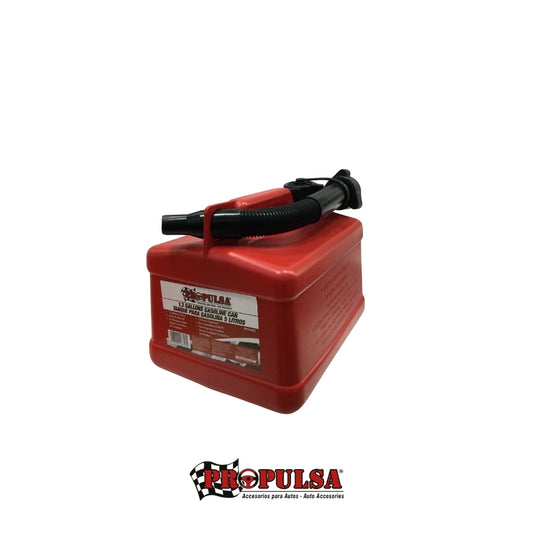 TANQUE PARA GASOLINA PLASTICO 5 LITROS (1.32 GALONES)