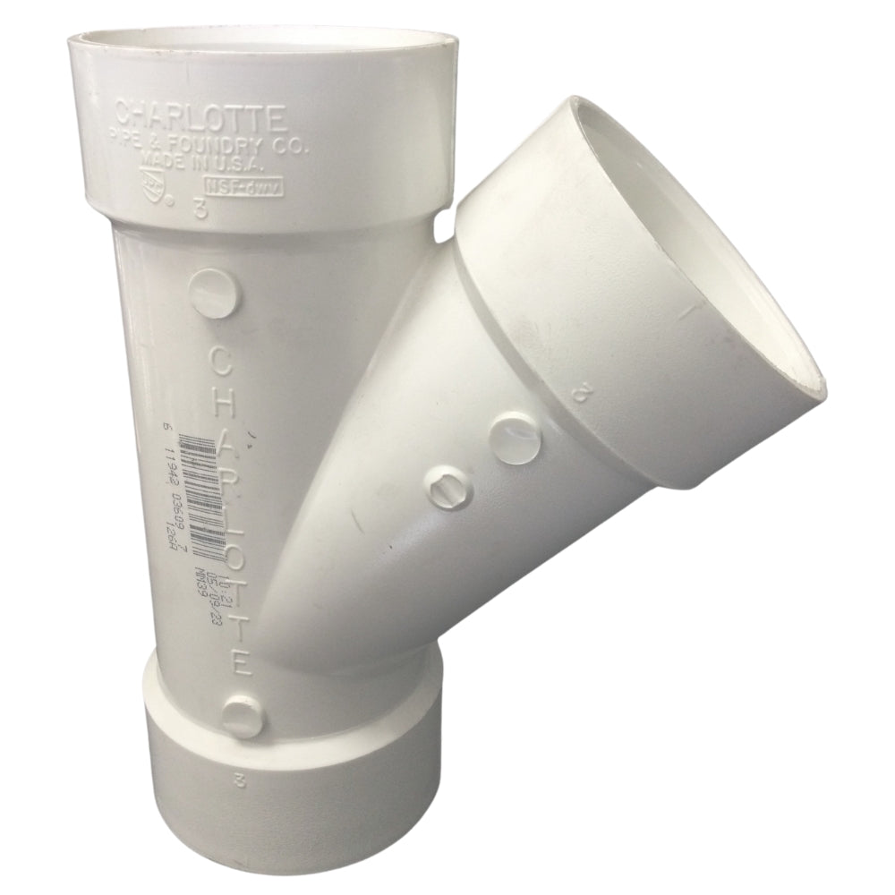 YEE PVC DWV 75MM-3 PULGADAS SANITARIO SCH-40