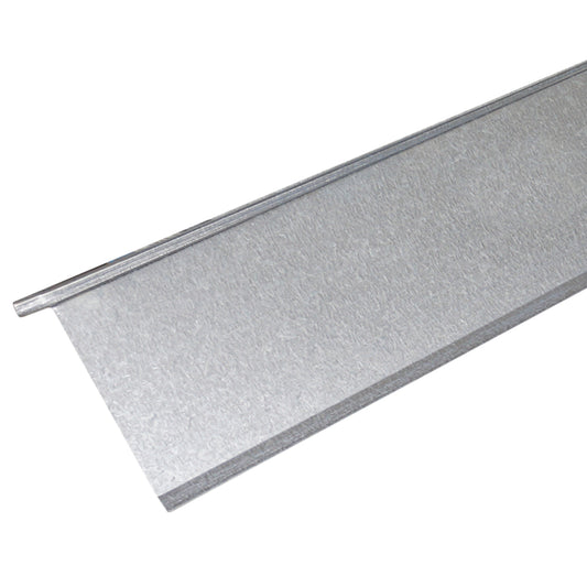 FLASHING GALVANIZADO 1/2 PULGADA X 1/2 PULGADA X 4 PULGADAS X 7 PULGADAS X 8 PIES CALIBRE 26