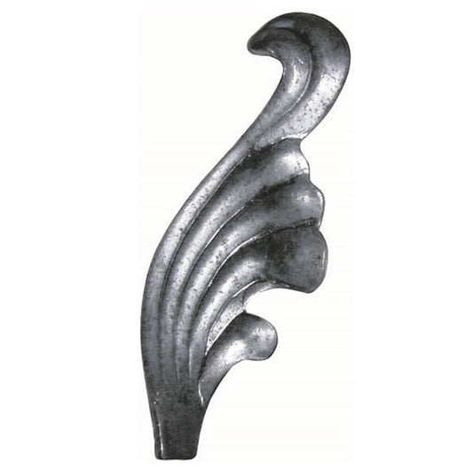 PETALO DE HIERRO FORJADO IZQUIERDO 4X70X60mm - 136/4