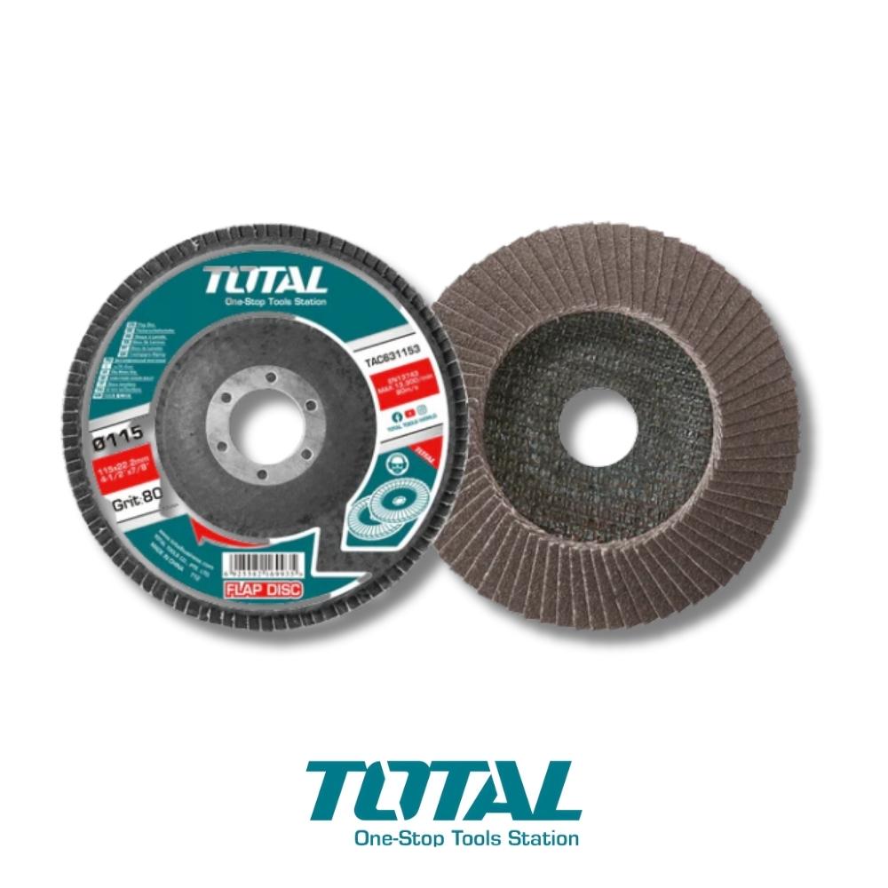 DISCO FLAP 4-1/2 PULGADAS GRANO 80 TOTAL TAC631153
