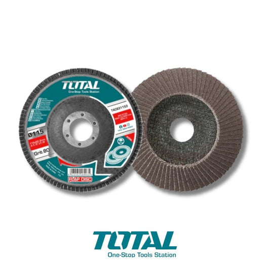 DISCO FLAP 4-1/2 PULGADAS GRANO 80 TOTAL TAC631153