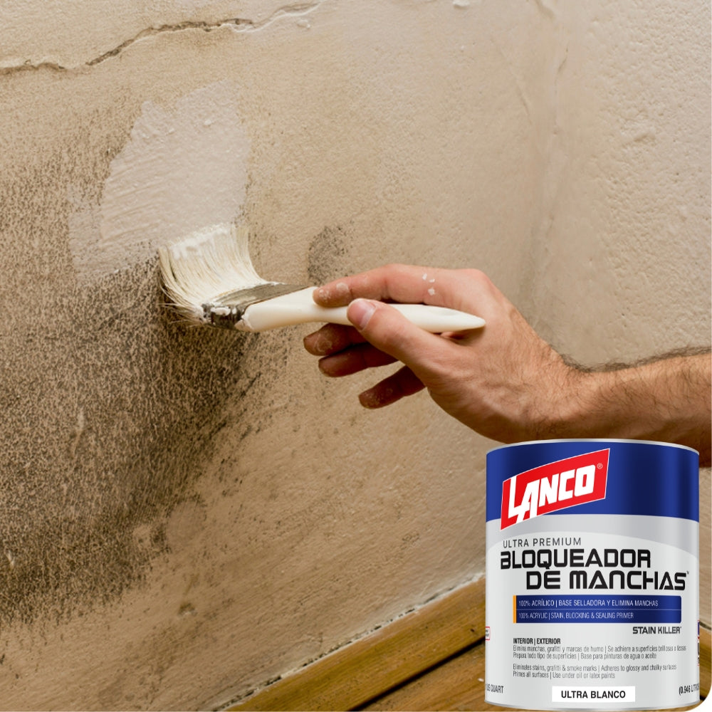 PINTURA BASE BLOQUEADOR DE MANCHAS STAIN KILLER 1/4 WP039-5 LANCO