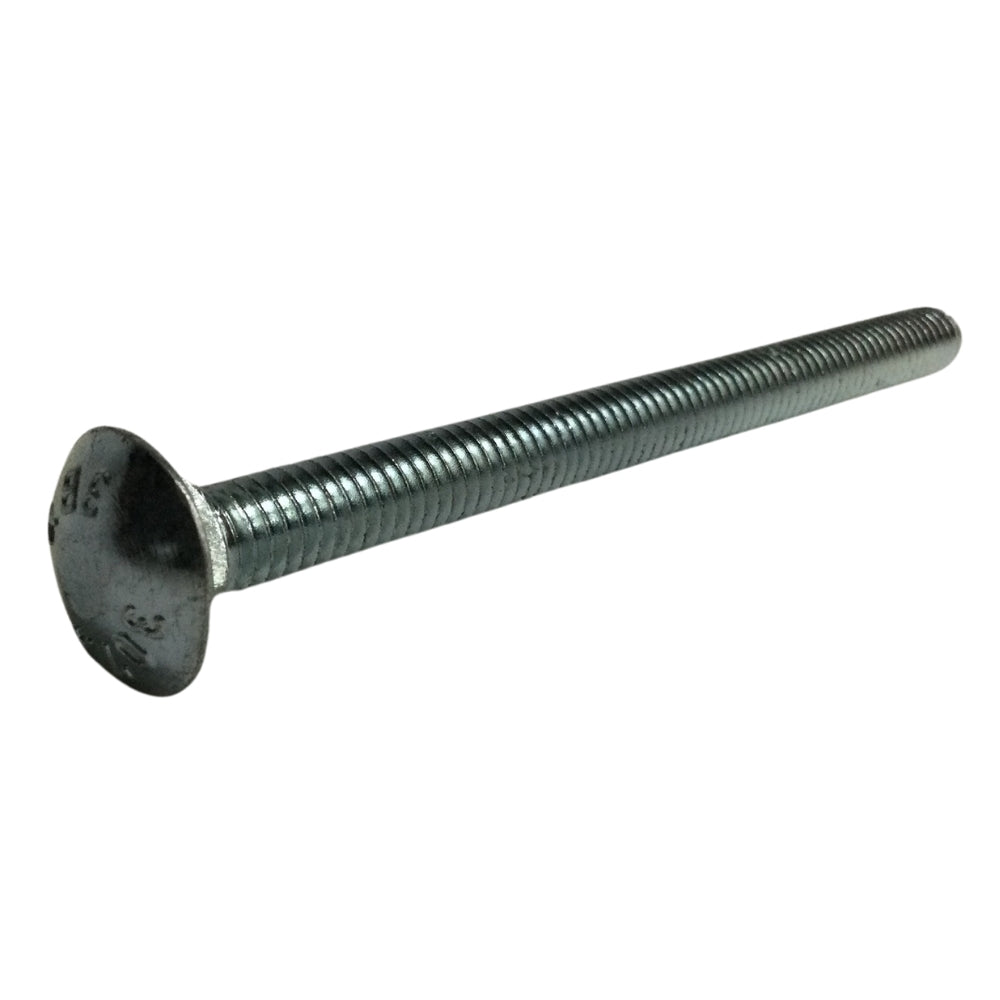 PERNO DE CARRUAJE ZINCADO ACERO GRADO 2 5/16 PULGADAS-18 x 4 PULGADAS ROSCA ESTANDAR