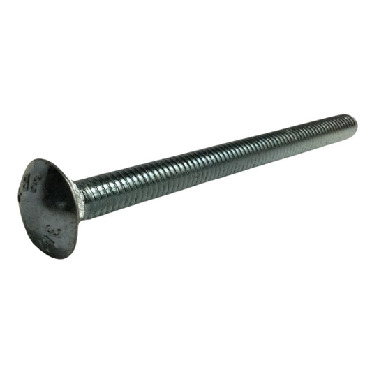 PERNO DE CARRUAJE ZINCADO ACERO GRADO 2 5/16 PULGADAS-18 x 4 PULGADAS ROSCA ESTANDAR