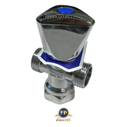 LLAVE DE ARRESTO 1/2 PULGADAS X 1/2 PULGADAS DOBLE SALIDA BM-LLAA