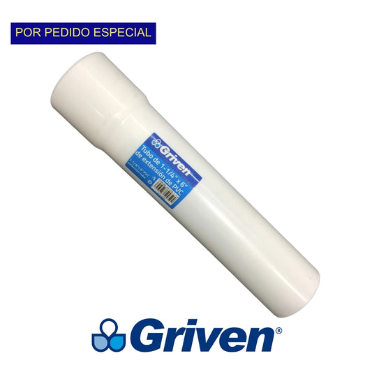 TUBO DE EXTENSION PARA LAVAMANOS 6 PULGADAS GRIVEN GV-ET6-1-1-4