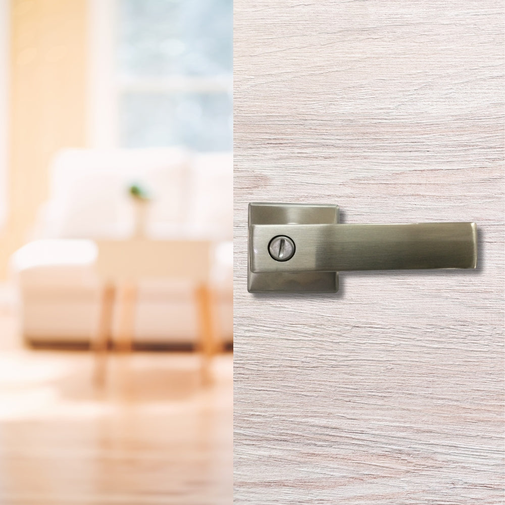 CERRADURA DE MANIJA DE BAÑO SATIN NIQUEL 50240-BK LOCKPRO