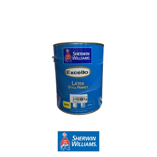 PINTURA LATEX MATE BASE EXTRA WHITE EXCELLO STYLE PERFECT GL A21WSA51-1 SHERWIN WILLIAMS