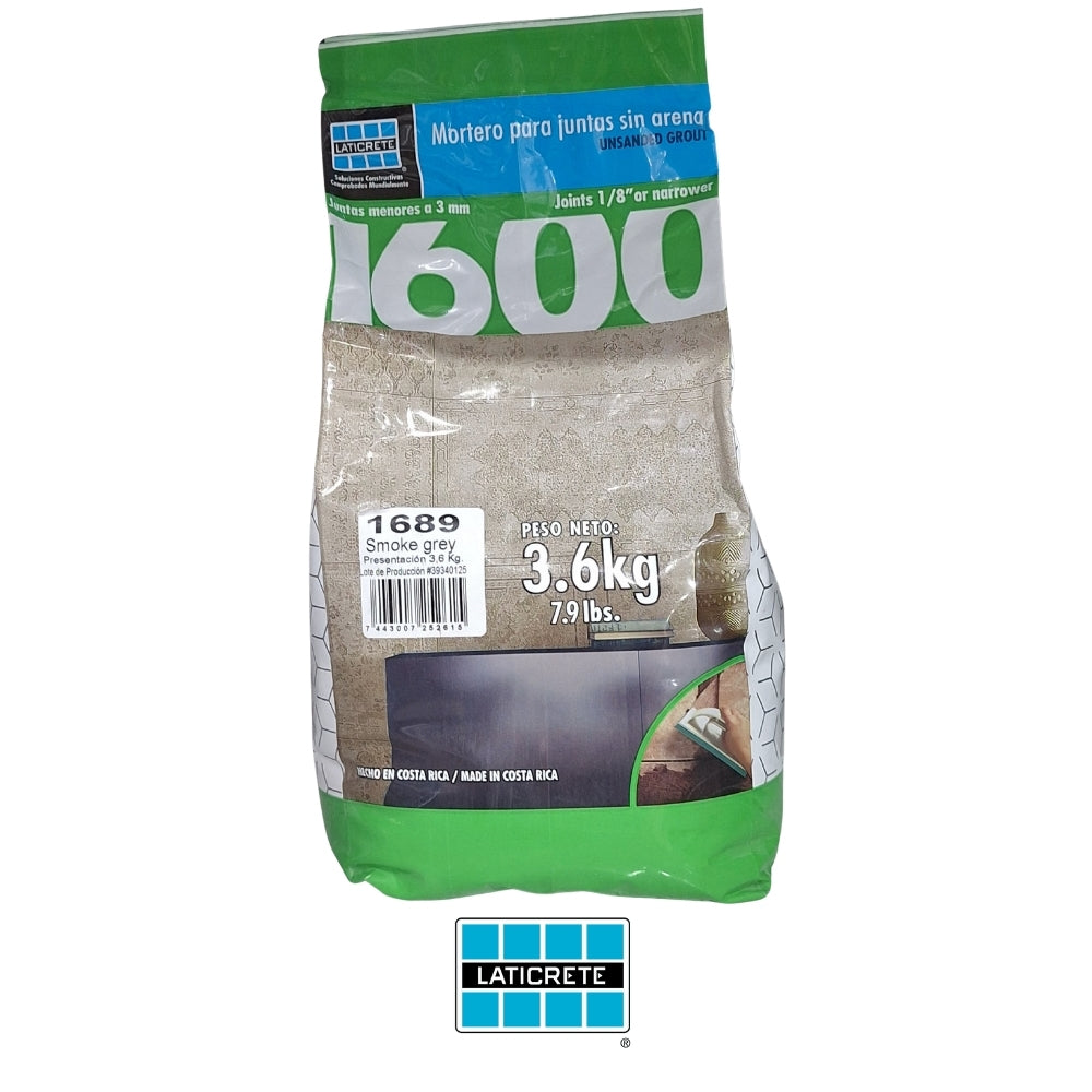 WALL GROUT 1689 SMO. GREY - 3.6 KG