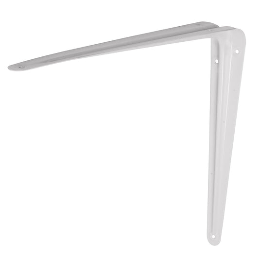 BRAZO TIPO ESCUADRA BLANCA PARA TABLILLA DE MUEBLE 8 PULGADAS X 10 PULGADAS 1.0mm FIERO