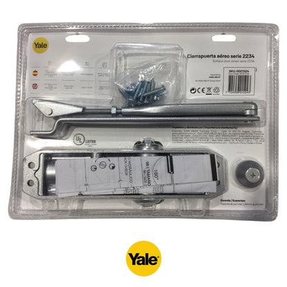 CIERRA PUERTA  176 LIBRAS 180 GRADOS DOS AJUSTES YALE