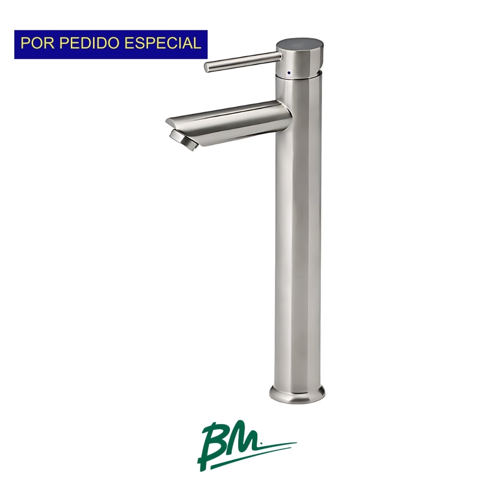 GRUPO DE LAVAMANOS MONOMANDO TOKIO EXTRA ALTO SATINADO BM-002S