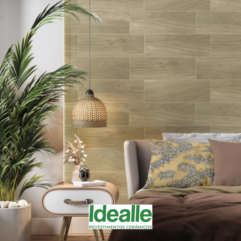 PISO DE CERAMICA TIPO MADERA IDEALLE DAYTON CLASSIC 20X60 CM 1.70M2 CAJA 29304