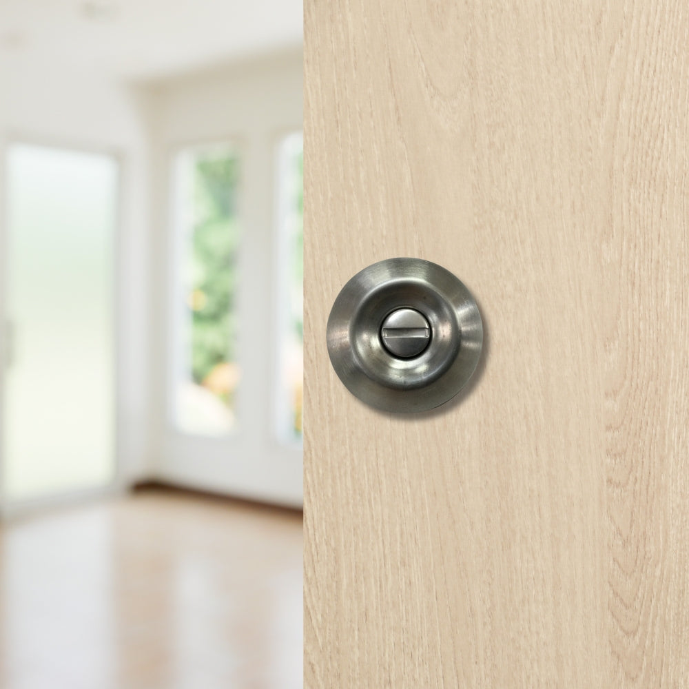 CERRADURRA DE POMO AVILA BOTON ACERO INOXIDABLE TOLEDO