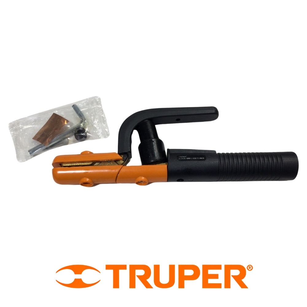PORTA ELECTRODO 300 AMPERIOS 500 GRAMOS 10 PULGADAS TRUPER