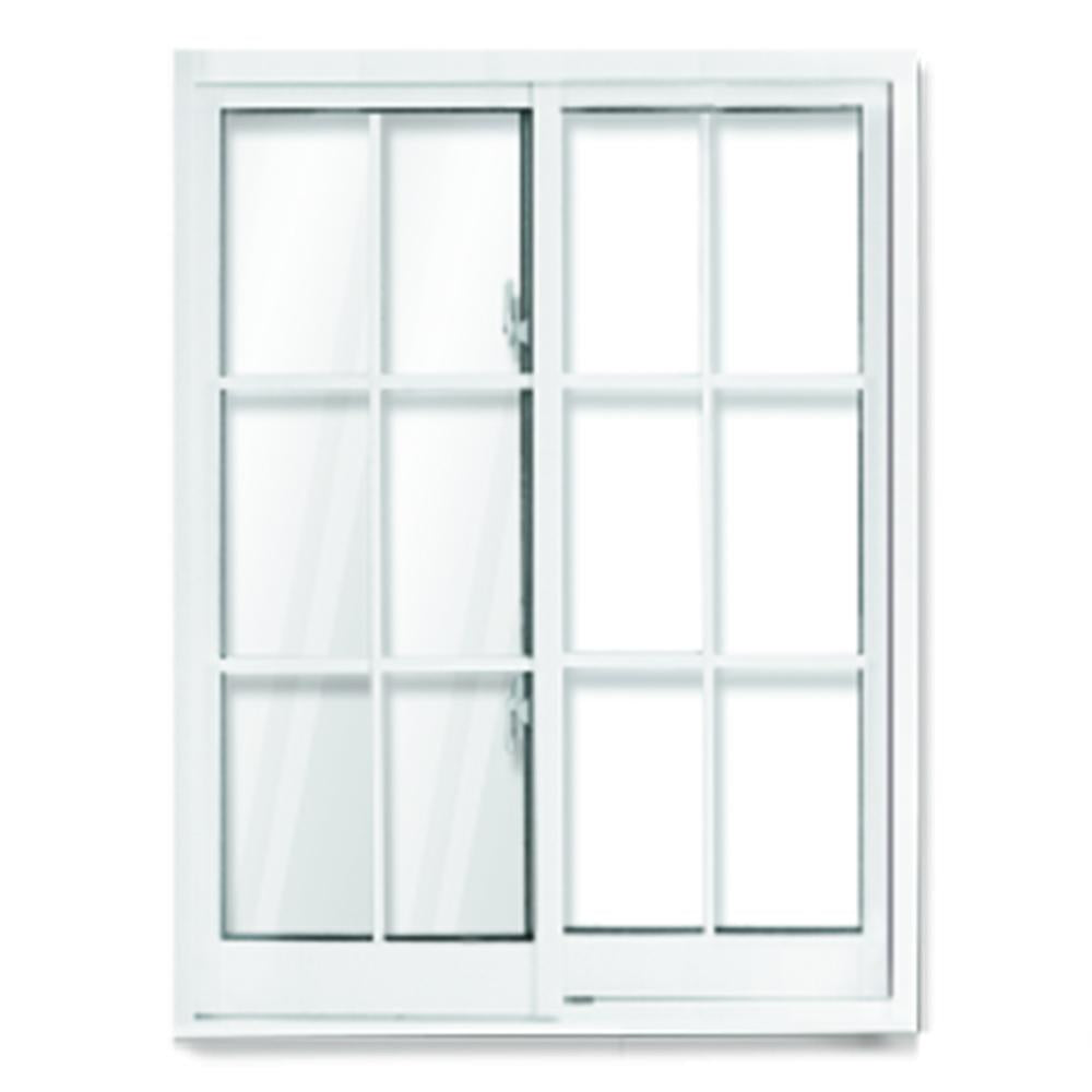 VENTANA DE ALUMINIO FRANCESA 0.60m X 0.60m