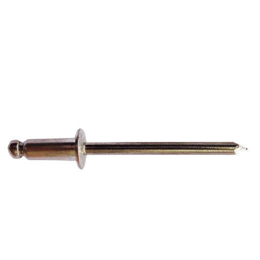 REMACHE CIEGO INOXIDABLE   5/32  PULGADAS DE ESPESOR  X 0.425 PULGADAS ALTO DE CABEZA