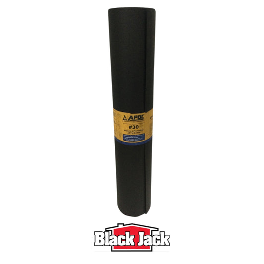 ROLLO DE FELPA PARA TECHO #30 ASTM 4869 TIPO II 72 PIES X 36 PULGADAS BLACK JACK