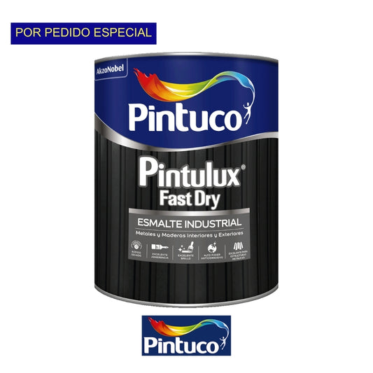 PINTURA ESMALTE PINTULUX FAST DRY NEGRO 4551 QTO PINTUCO