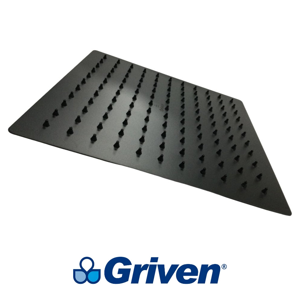 CABEZA DE DUCHA CUADRADA 10 PULGADAS NEGRA GRIVEN GV-SHB10-S