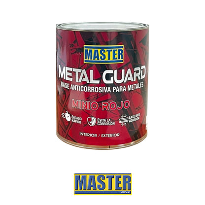 BASE ANTICORROSIVA METAL GUARD PRIMER ROJO AXIDO CUARTO PCR1504 MASTER