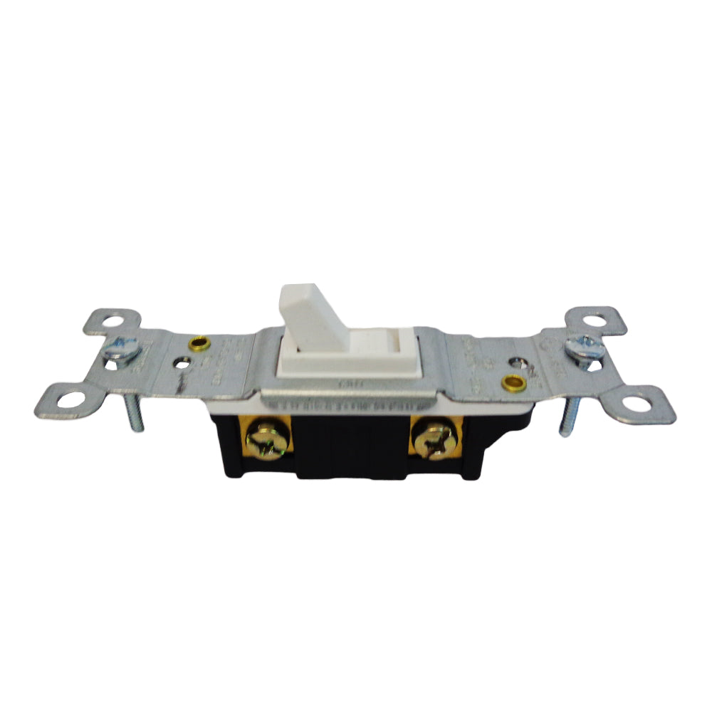 INTERRUPTOR SENCILLO 125V/15A BLANCO