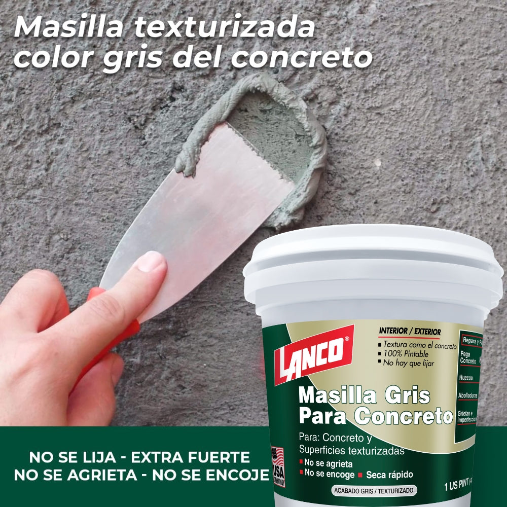MASILLA PARA CONCRETO PINTA CP224-6 LANCO