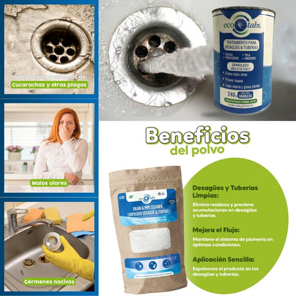 BACTERIAS PARA DESAGUES ECOTABS