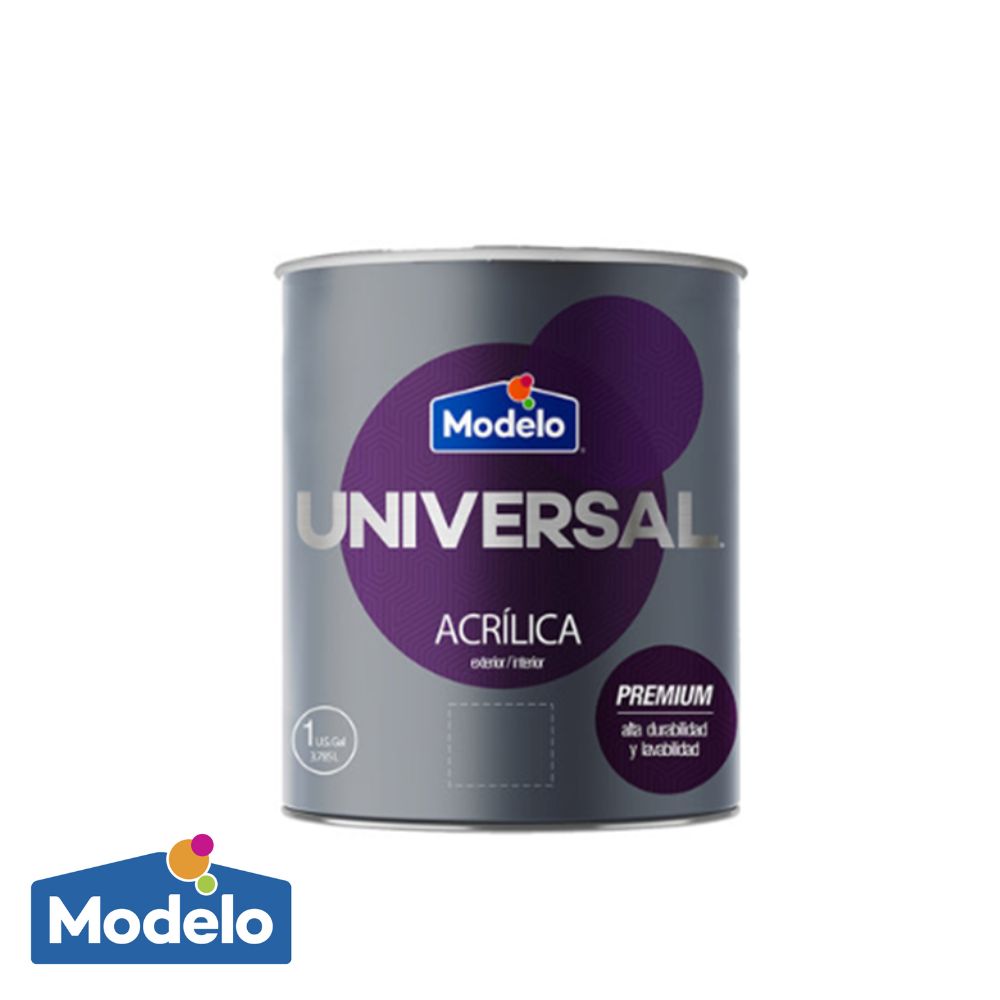 PINTURA LATEX MATE UNIVERSAL TINT 1/4 17000-2141-04 MODELO