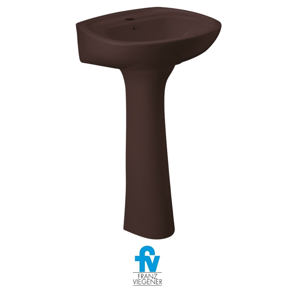 LAVAMANOS CON PEDESTAL FV GALA COLOR MERLOT E208-ME